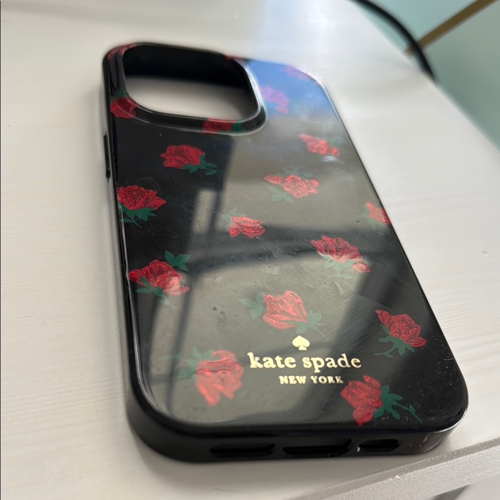 Kate Spade Rose Pattern Phone Case